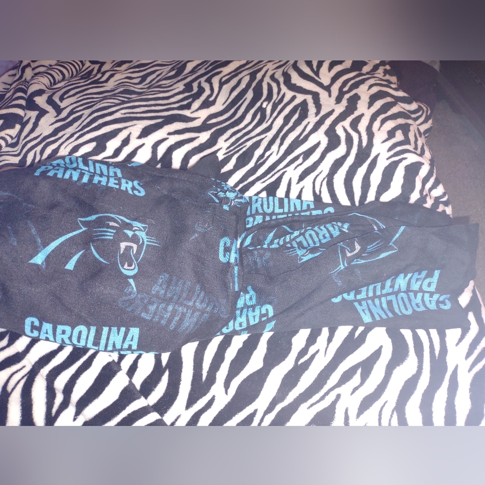 Carolina Panthers infinity scarf logo